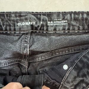 Old Navy Dark Gray High-Rise Jeans